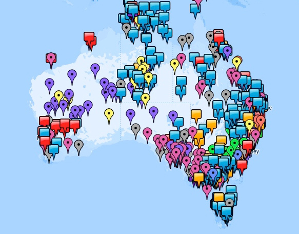 Australian Drinking Water Contamination Map